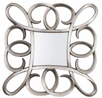 зеркало серебряное квадратное в фигурной раме silver swirl frame от rvastley в Махачкале