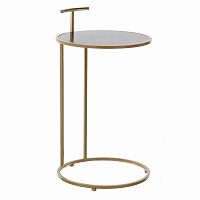 стол glass circle золотой, черный в Махачкале