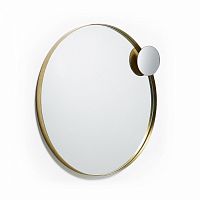 зеркало круглое золотое с дополнительным стеклом диаметр 76 см big ommy от la forma (ex julia grup) в Махачкале