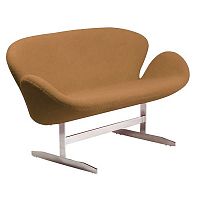 диван swan sofa прямой коричневый в Махачкале