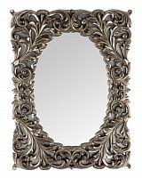 зеркало прямоугольное настенное серебро массимо florentine silver в Махачкале