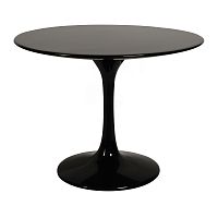 стол журнальный eero saarinen style tulip table черный в Махачкале