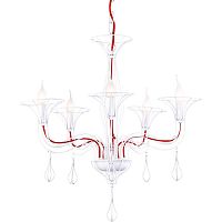 подвесная люстра arte lamp artefact a3225lm-5wh белая в Махачкале
