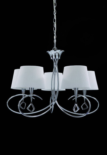 подвесная люстра mantra mara chrome - white 1641 в Махачкале