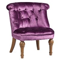 кресло sophie tufted slipper chair сиреневое в Махачкале