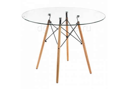 стол стеклянный nixon (eames style) натуральное дерево в Махачкале