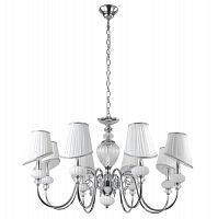 подвесная люстра crystal lux alma white sp-pl8 в Махачкале