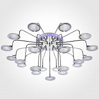 потолочная люстра eurosvet spider 80109/21 хром/синяя+фиолетовая хром в Махачкале