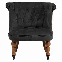 кресло amelie french country chair серый велюр м в Махачкале