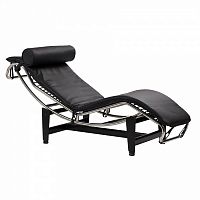 шезлонг chaise longue lc4 черный в Махачкале