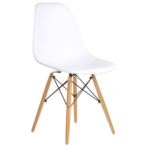 стул деревянный pc-015 белый (eames style) в Махачкале