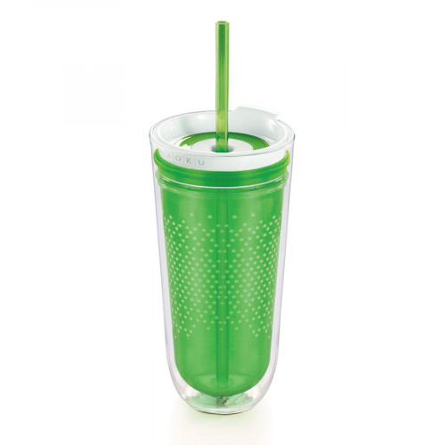 стакан с двойными стенками travel зеленый в Махачкале