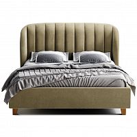 кровать двуспальная 180х200 бежевая tulip в Махачкале