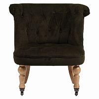 кресло amelie french country chair серо-коричневое в Махачкале
