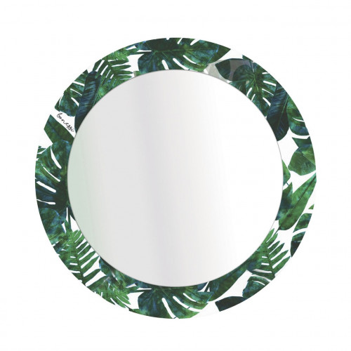 зеркало круглое в раме с принтом tropic в Махачкале