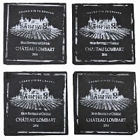 подставки под стакан квадратные сланец (набор шт) comptoir de famille в Махачкале