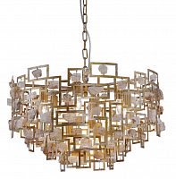 подвесная люстра crystal lux diego sp9 d600 gold в Махачкале