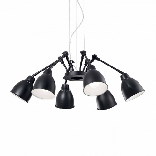 подвесная люстра ideal lux newton sp6 nero в Махачкале