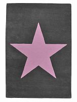 ковер wool star темно-серый-розовый в Махачкале