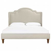кровать двуспальная 160х200 бежевая cassis upholstered в Махачкале