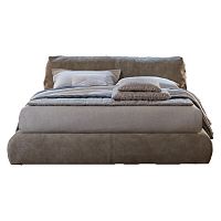 кровать двуспальная 180х200 серая sharpei в Махачкале