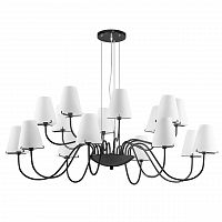 подвесная люстра lightstar diafano 758167 черная в Махачкале