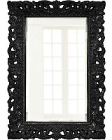 зеркало прямоугольное настенное черное гэрри gloss black в Махачкале