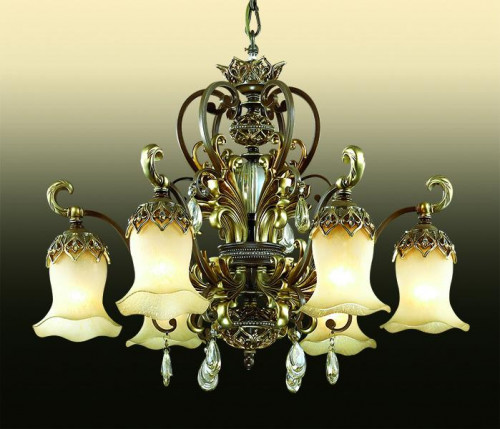 подвесная люстра odeon light safira 2802/6 в Махачкале