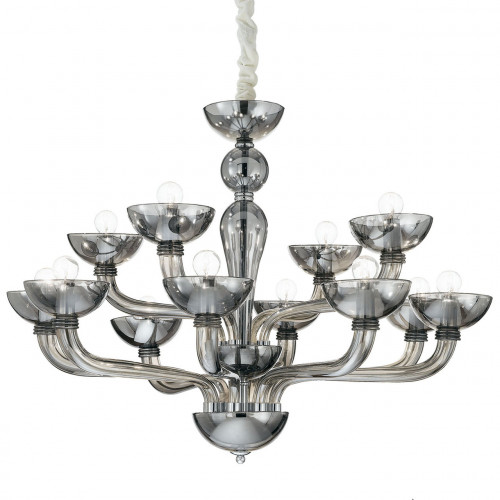 подвесная люстра ideal lux casanova sp12 fume в Махачкале