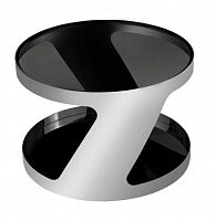 столик журнальный free spirit black silver хром в Махачкале