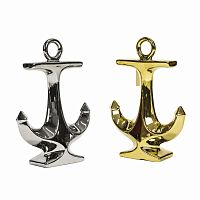 набор из 2 декоратинвых якорей silver and gold в Махачкале