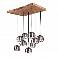 дизайнерская подвесная светодиодная люстра spot light ball 5030974 матовый никель, белая в Махачкале