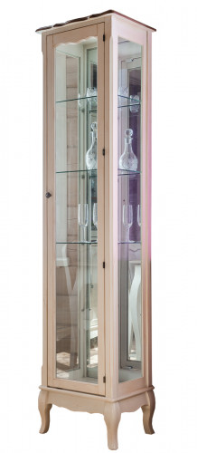 витрина mobilier de maison узкая высокая бежевая в Махачкале