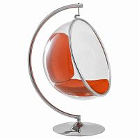 кресло bubble chair with stand оранжевое в Махачкале