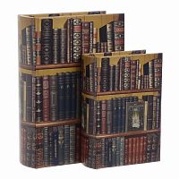 шкатулки-книги, набор из 2 шт. мультиколор в Махачкале