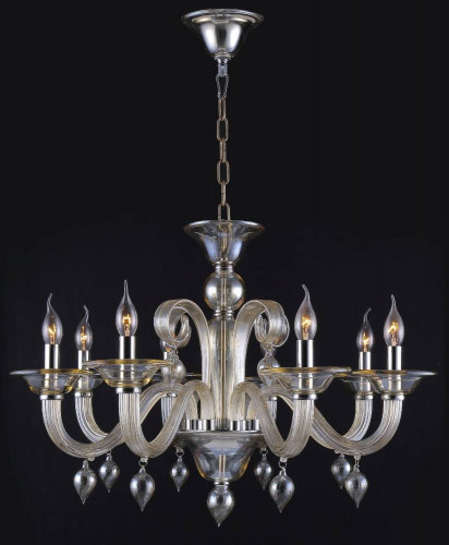 подвесная люстра crystal lux caetano sp8 бежевая в Махачкале