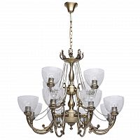 подвесная люстра mw-light аманда 481011712 бронза в Махачкале
