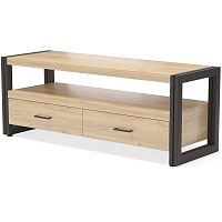 тумба под tv neo loft с двумя ящиками светло-коричневая в Махачкале