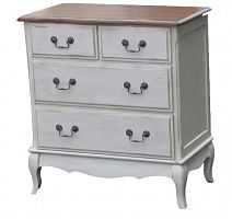 комод квадратный mobilier de maison белый, коричневый в Махачкале