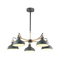 подвесная люстра odeon light lurdi 3329/5 черная в Махачкале
