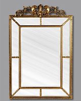 зеркало прямоугольное настенное золото ланкастер antique gold в Махачкале