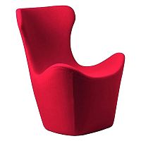 кресло papilio lounge chair красное в Махачкале