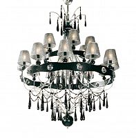 люстра 6886/12+6 v2515 от mm lampadari черная/серая в Махачкале