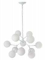 подвесная люстра crystal lux medea white sp12 белая в Махачкале