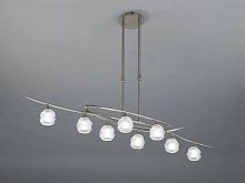 подвесная люстра mantra loop satin nickel 1810 в Махачкале