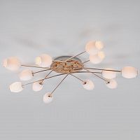 потолочная люстра eurosvet tulip 30135 золото в Махачкале