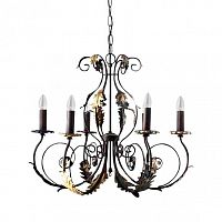 люстра 4962/6_v0580 от mm lampadari коричневая в Махачкале