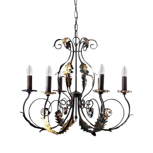люстра 4962/6_v0580 от mm lampadari коричневая в Махачкале