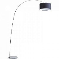 торшер gooseneck черный на хромированной ножке в Махачкале