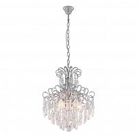 подвесная люстра crystal lux sevilia sp4 silver серебро в Махачкале